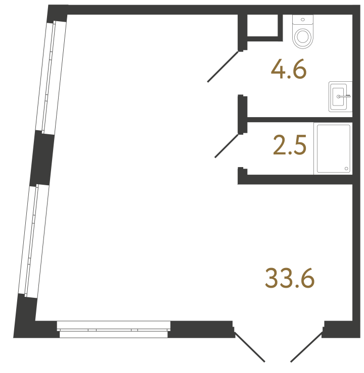Помещение №236 - 40.7 м²